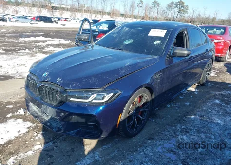 2022 BMW M5 из США, поврежденный, VIN WBS83CH09NCJ87334